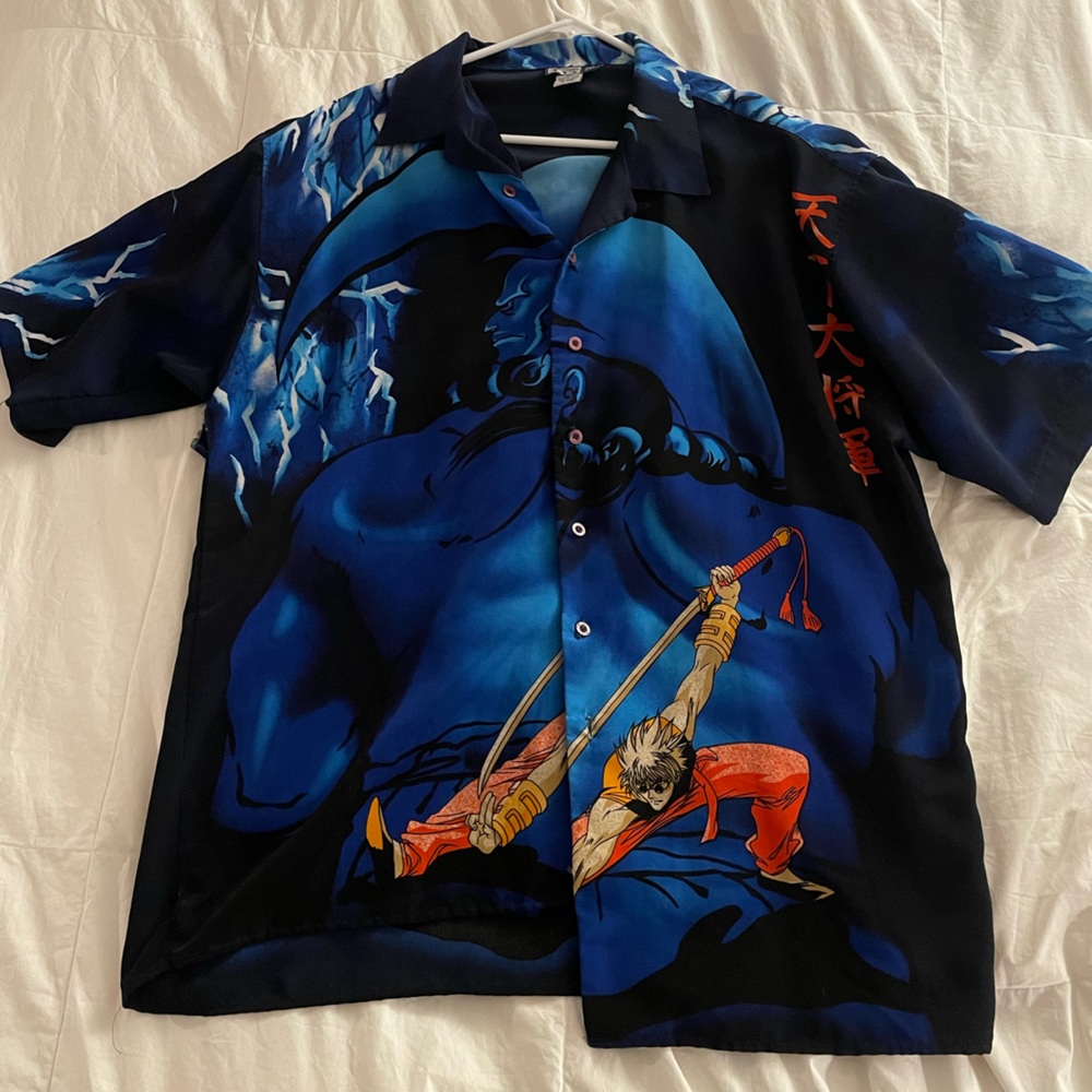 VINTAGE TRUST ANIME BUTTON DOWN